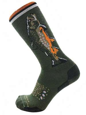 RepYourWater Big Brookie Socks available at Mad River Outfitters. Fly Fishing Stocking Stuffers at Mad River Outfitters