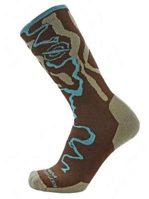 RepYourWater River Topo Socks available at Mad River Outfitters. Fly Fishing Stocking Stuffers at Mad River Outfitters