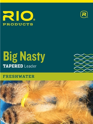 Rio Big Nasty Leaders Standard Fly Fishing Leaders - Trout  and  Bass