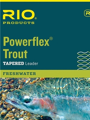 Rio Powerflex Trout Leaders Standard Fly Fishing Leaders - Trout  and  Bass