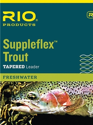Rio Suppleflex Trout Leaders Standard Fly Fishing Leaders - Trout  and  Bass