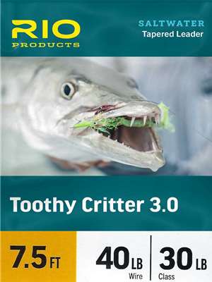 Rio Toothy Critter 3.0 Leaders Fly Fishing Leaders- Saltwater