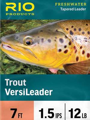 RIO Trout VersiLeader Tapered Fly Leader