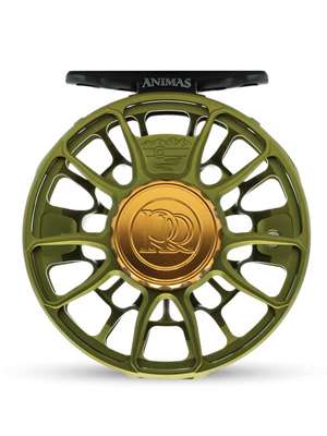 Lamson Guru S Fly Reel | Light Weight Large Arbor Fly Reel OG Olive Green / -5+ (4|5|6 wt)