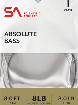 Scieintific Anglers Absolute Bass Leaders Standard Fly Fishing Leaders - Trout  and  Bass