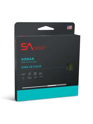 scientific anglers sonar sink 25 cold Streamer Fly Lines