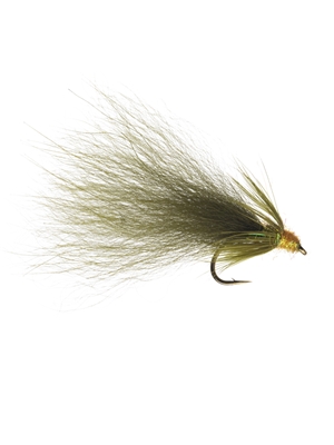 Schultzy's Steech olive steelhead and salmon flies