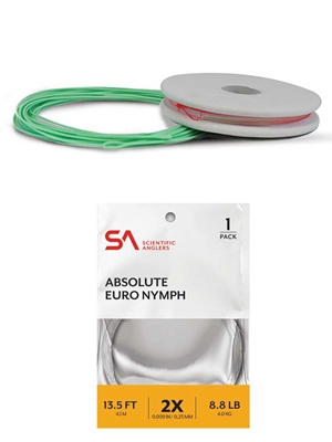 Scientific Anglers Euro Nymph Kit Specialty Fly Fishing Leaders - Furled, Wire Etc.