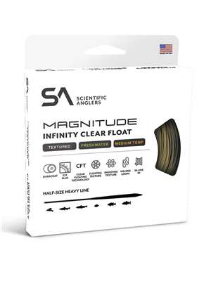 Scientific Anglers Magnitude Textured Infinity Clear Tip Fly Line Scientific Anglers Fly Lines at Mad River Outfitters