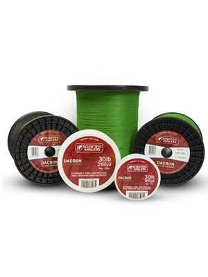 fly line backing 30lb optic green Scientific Anglers