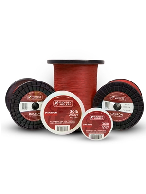 fly line backing 30lb red Scientific Anglers