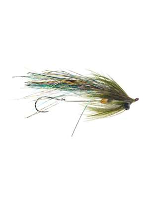 senyo's A.I. intruder II fly olive michigan steelhead and salmon flies