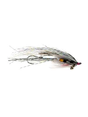 senyo's A.I. intruder II fly white michigan steelhead and salmon flies