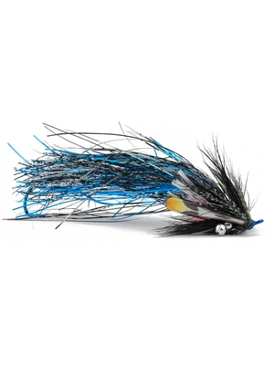 senyo's A.I. intruder fly blue black steelhead and salmon flies