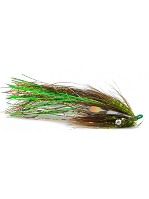 senyo's A.I. intruder fly green copper michigan steelhead and salmon flies