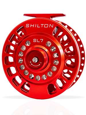 Shilton SL 7 Fly Reel - red Shilton Fly Reels