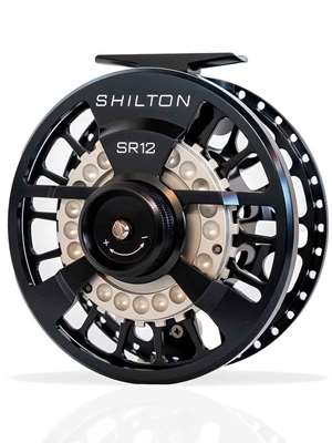 Shilton SR 12 Fly Reel- black Shilton Fly Reels