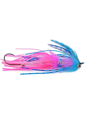 Sili Leg Intruder- pink/blue flies for alaska and spey