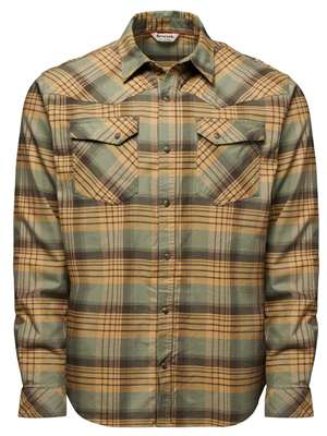 Simms Brackett Flannel Shirt- Duke Plaid/Hickory mad river outfitters men's shirts and tops