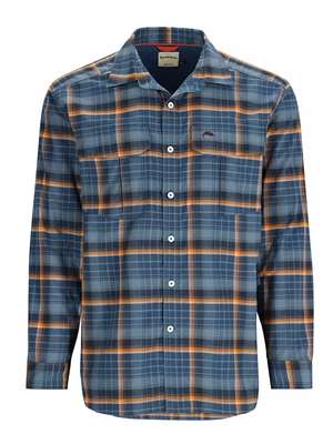 simms coldweather shirt neptune/sun glow ombre plaid Fly Fishing Apparel SALE at Mad River Outfitters