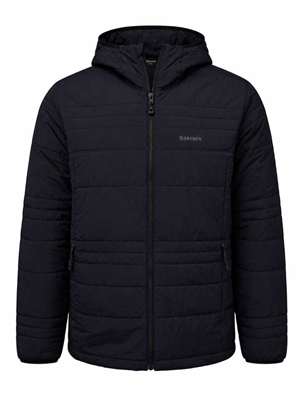 Simms Fall Run Insulated Hooded Jacket- black Mad River Outfitters Men's Outerwear