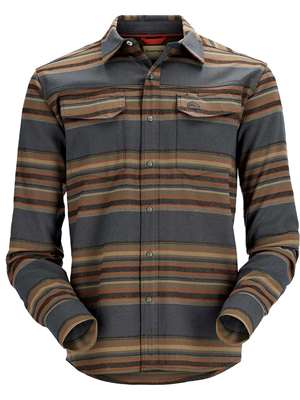 Simms Gallatin Flannel Shirt- multi-color stripe Simms Shirts