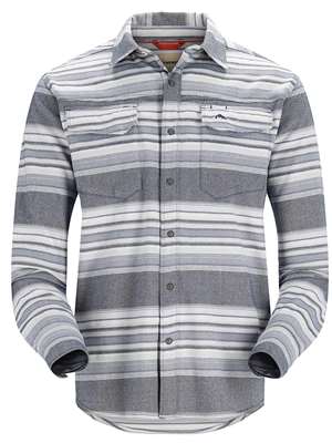 Simms Gallatin Flannel Shirt- navy sterling stripe Simms Shirts