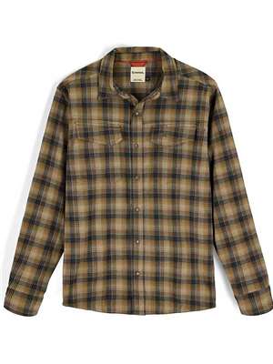 Simms Gallatin Flannel Shirt- kennebec plaid stone Men's Fly Fishing Shirts at Mad River Outfitters