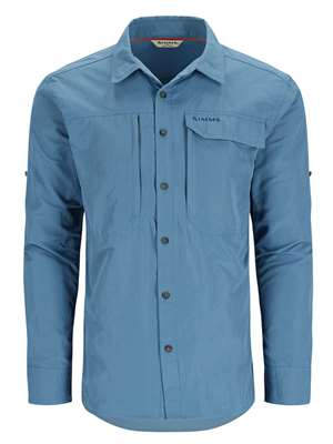 Simms Guide Shirt- Neptune Men's Fly Fishing Shirts at Mad River Outfitters