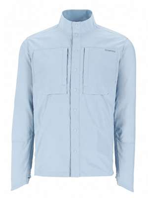 Simms Lattitude Bicomp Shirt- steel blue mad river outfitters men's shirts and tops