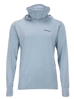 Simms Solarflex Guide Cooling Hoody- steel blue mad river outfitters men's shirts and tops