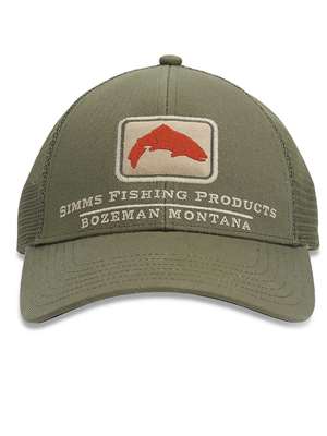 simms trout trucker hat riffle green Men's Accessories/Hats/Gloves