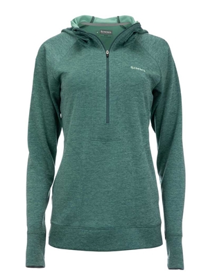 simms bugstopper hoody avalon teal heather mad river outfitters Women's Shirts/Tops