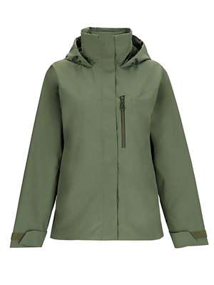 Simms Women's Challenger Jacket dark clover fly fishing rain gear