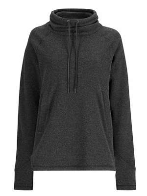 Simms Women's Rivershed Sweater- black heather Shop great fly fishing gifts for women at Mad River Outfitters