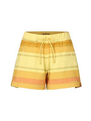 Simms Women's Seamount Shorts- Baltic Amber Stripe Simms Pants and Shorts