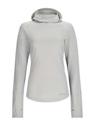 Simms Women's Solarflex Cooling Hoody sterling Women's Fly Fishing Shirts at Mad River Outfitters