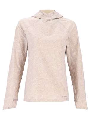 Simms Women's Solarflex Hoody- Swirl Heron Women's Fly Fishing Shirts at Mad River Outfitters