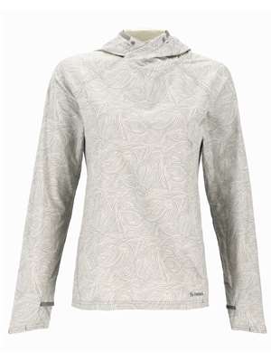 Simms Women's Solarflex Hoody- Swirl Shale Women's Fly Fishing Shirts at Mad River Outfitters
