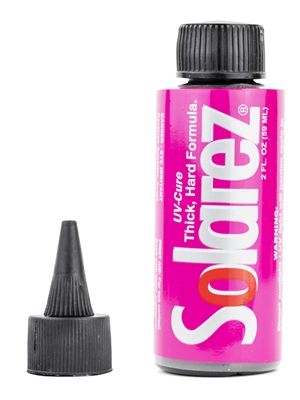  SOLAREZ Fly Tie UV Cure Resin - Thin Hard Formula (4 oz  Bottle) Fly Tying, Fly Fishing, Build Fly Heads and Bodies ~ Made in The  USA : Fly Fishing