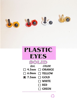 solid plastic eyes Beads, Cones  and  Eyes