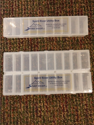 Hareline Dubbin hook boxes hook boxes for fly tying hooks