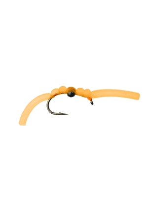 Squirmy Wormy Tungsten at Mad River Outfitters hot orange Flies