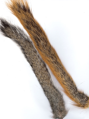 red fox gray squirrel tail Hareline Dubbin