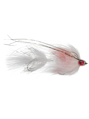 Stroli's Mini Masked Avenger streamer- white Fly Fishing Gift Guide at Mad River Outfitters