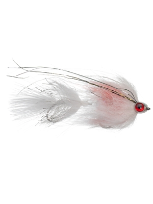 Stroli's Mini Masked Avenger streamer- white Modern Streamers - Sculpins