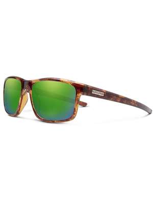 Suncloud Respek in Tortoise polarized green mirror. Shop great fly fishing gifts for women at Mad River Outfitters