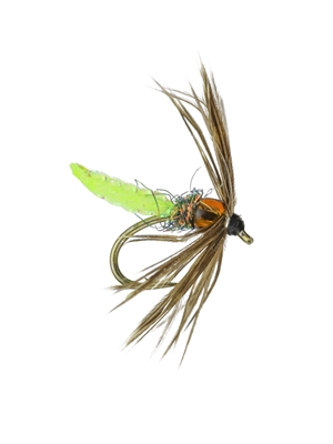 swink's core caddis fly caddis green Soft Hackles  and  Wet Flies