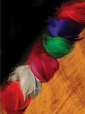 teal flank feathers Hareline Dubbin