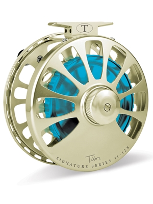 tibor signature 11/12S fly reel satin gold Tibor Fly Fishing Reels